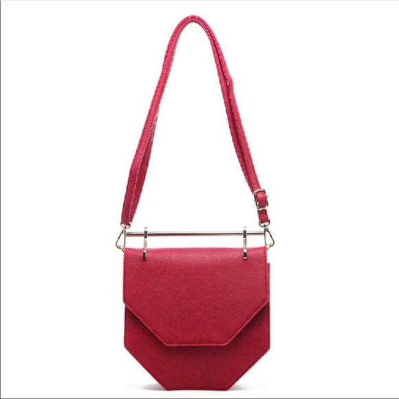 Hester Crossbody Saddle Bag (Wine Edition) - Picture 2 of 8